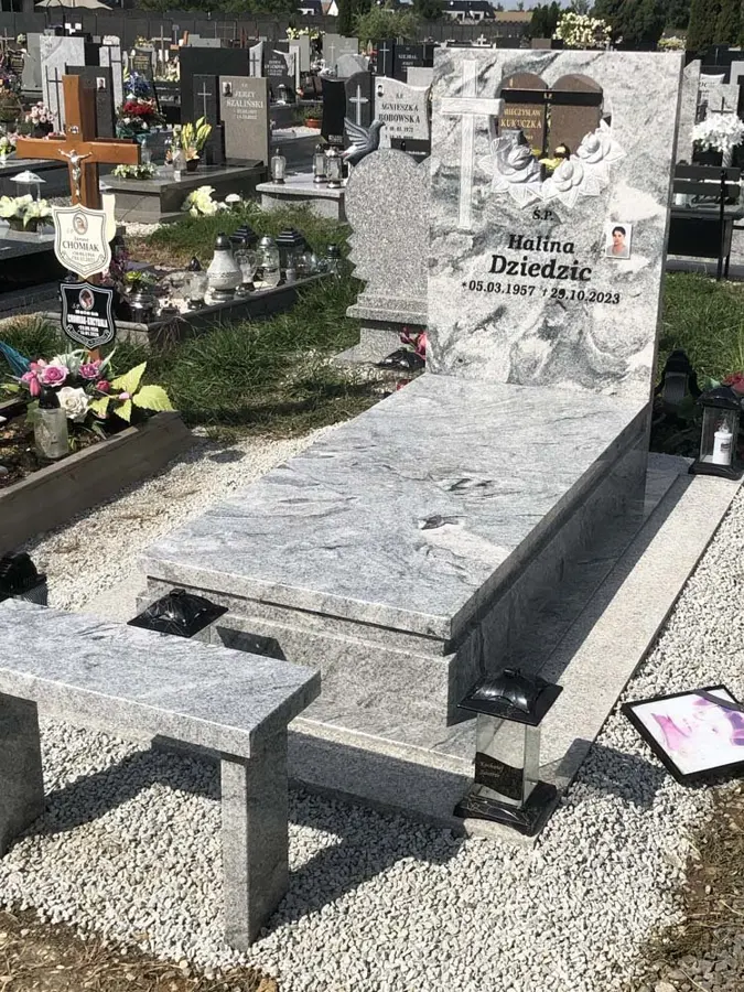 Nagrobek pojedynczy, realizacja eGranit