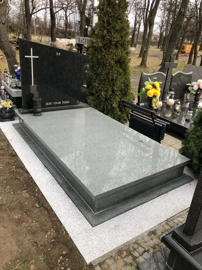 Nagrobek pojedynczy, realizacja eGranit
