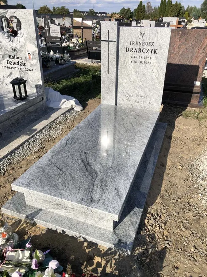 Nagrobek pojedynczy, realizacja eGranit
