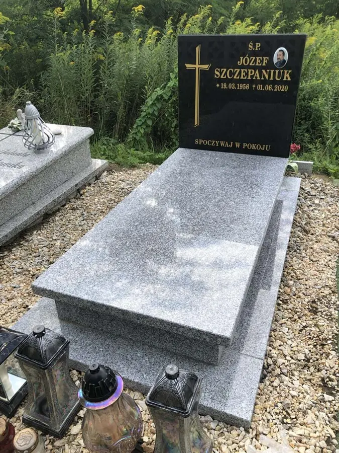 Nagrobek pojedynczy, realizacja eGranit
