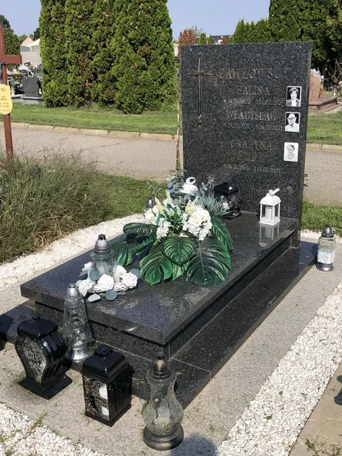 Nagrobek pojedynczy, realizacja eGranit