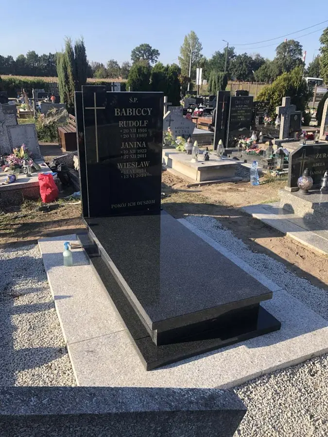 Nagrobki pojedyncze, realizacja eGranit