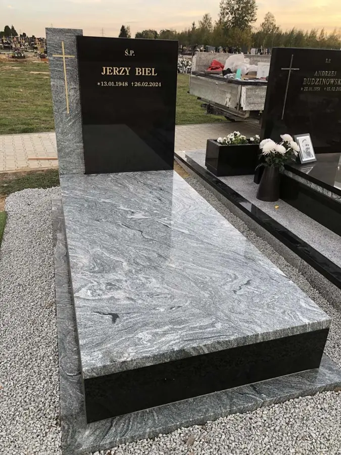 Nagrobek pojedynczy, realizacja eGranit