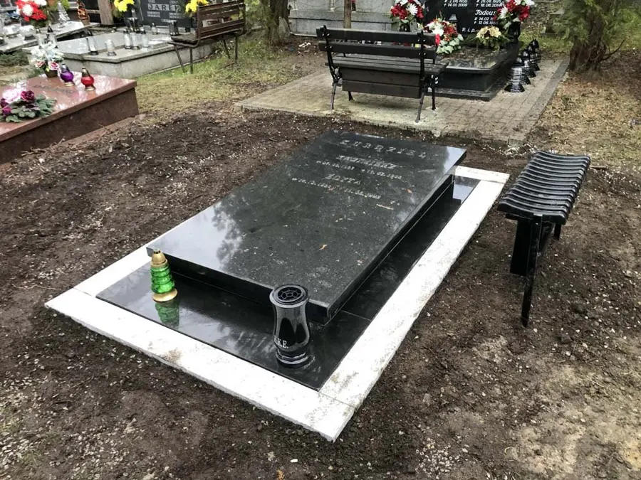 Nagrobek pojedynczy, realizacja eGranit