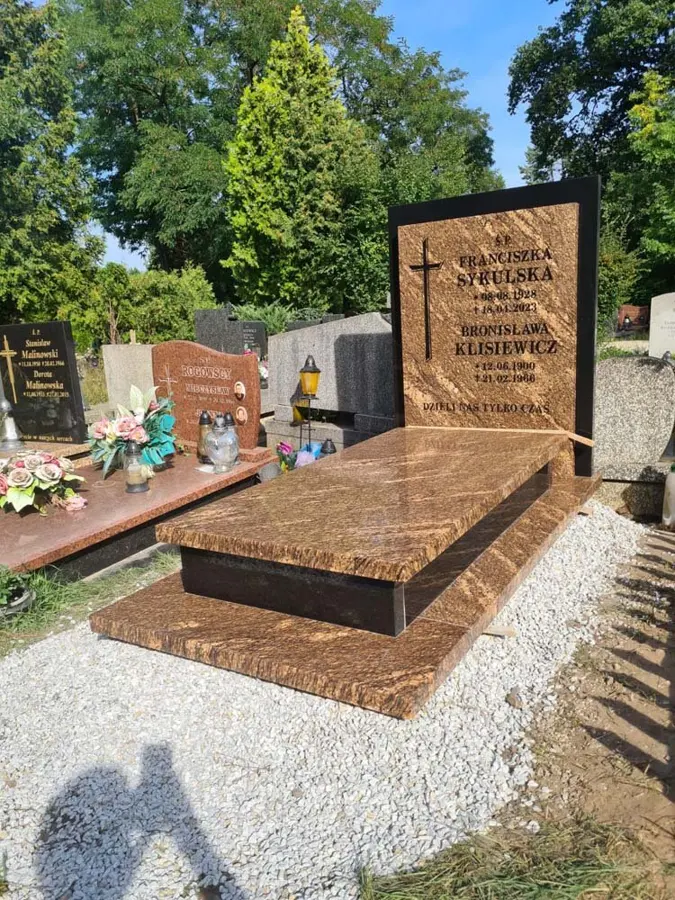 Nagrobek pojedynczy, realizacja eGranit