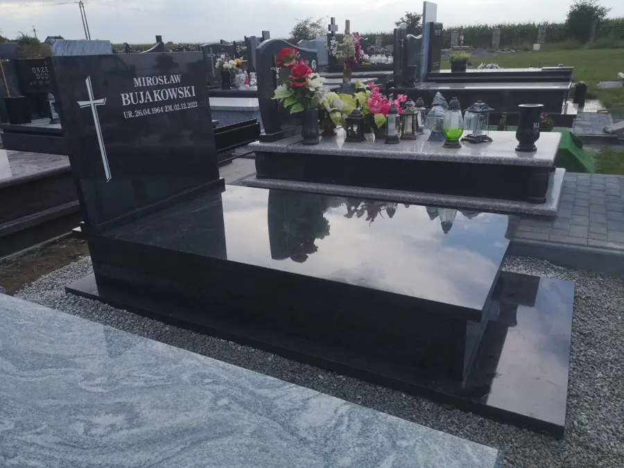 Nagrobek pojedynczy, realizacja eGranit