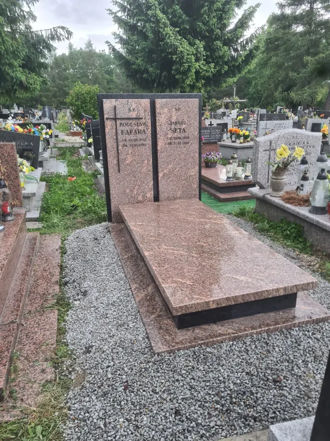 Nagrobek pojedynczy, realizacja eGranit