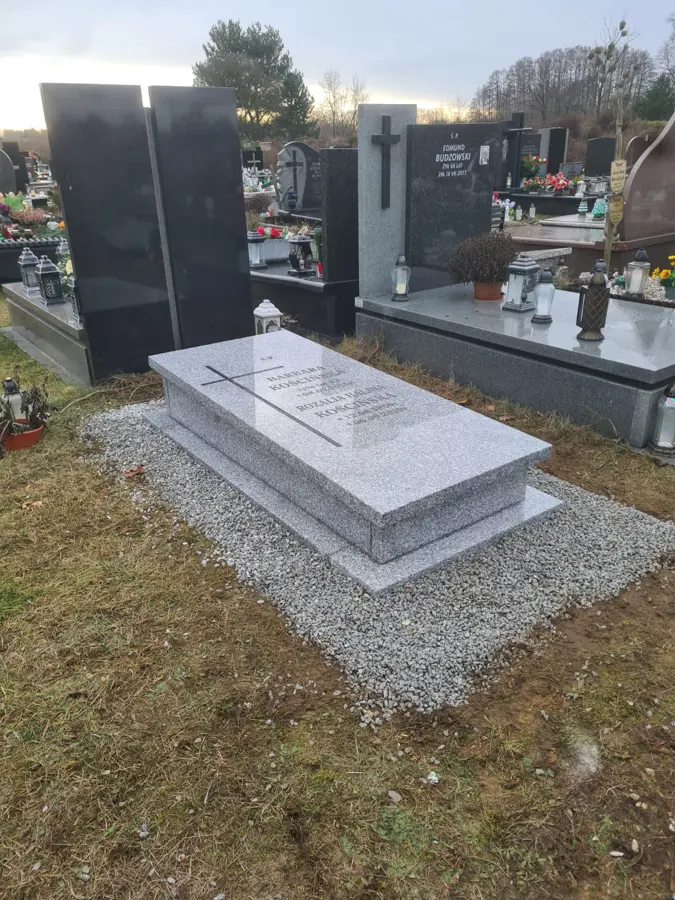 Nagrobek pojedynczy, realizacja eGranit