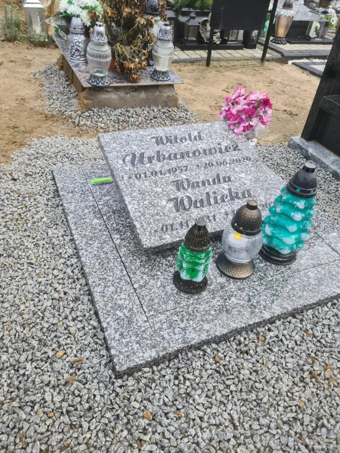 Nagrobek urnowy, realizacja eGranit